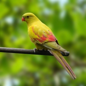 Periquito Regente Diluído (Polytelis anthopeplus)